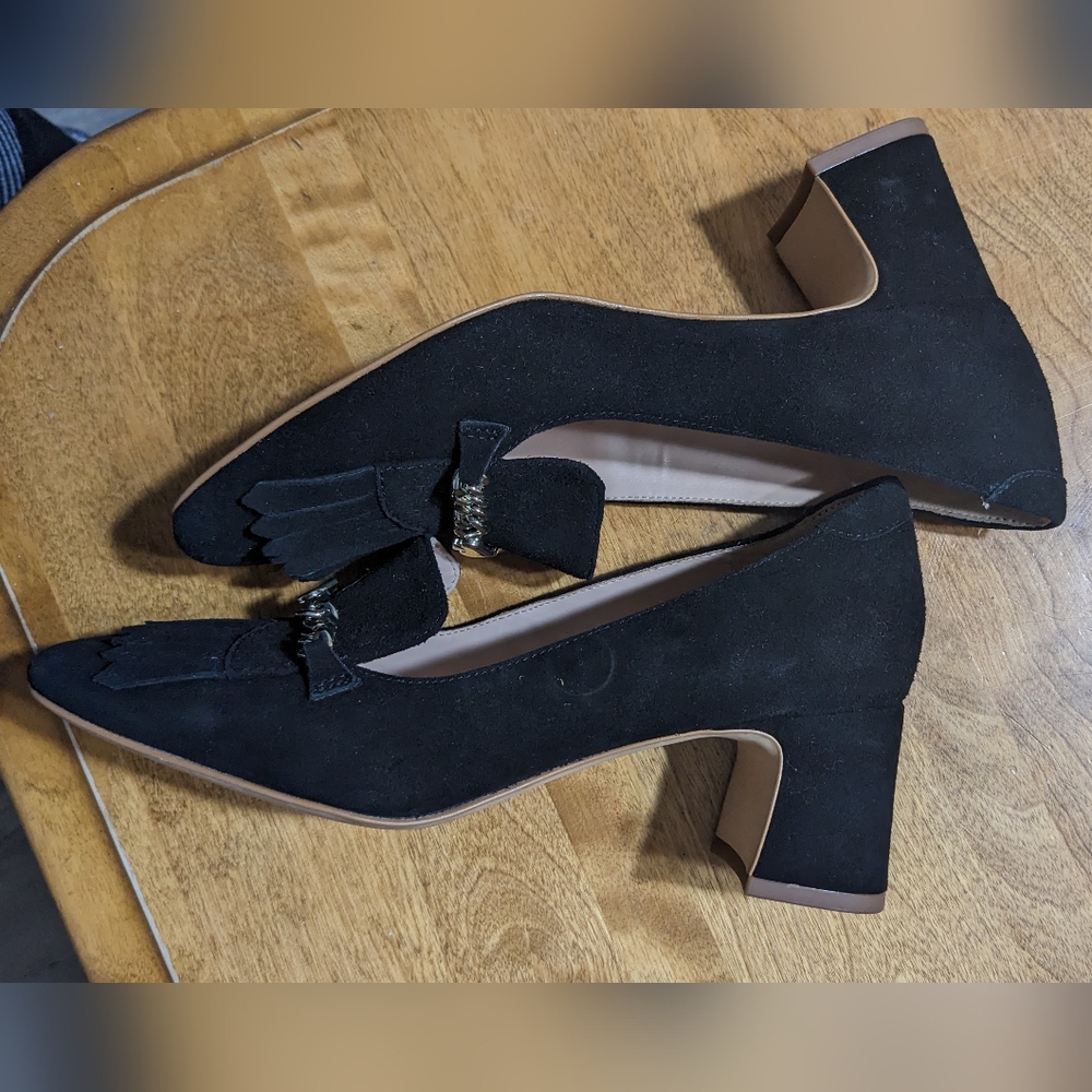 Kate Spade black shoes heeled mules, size US 7B